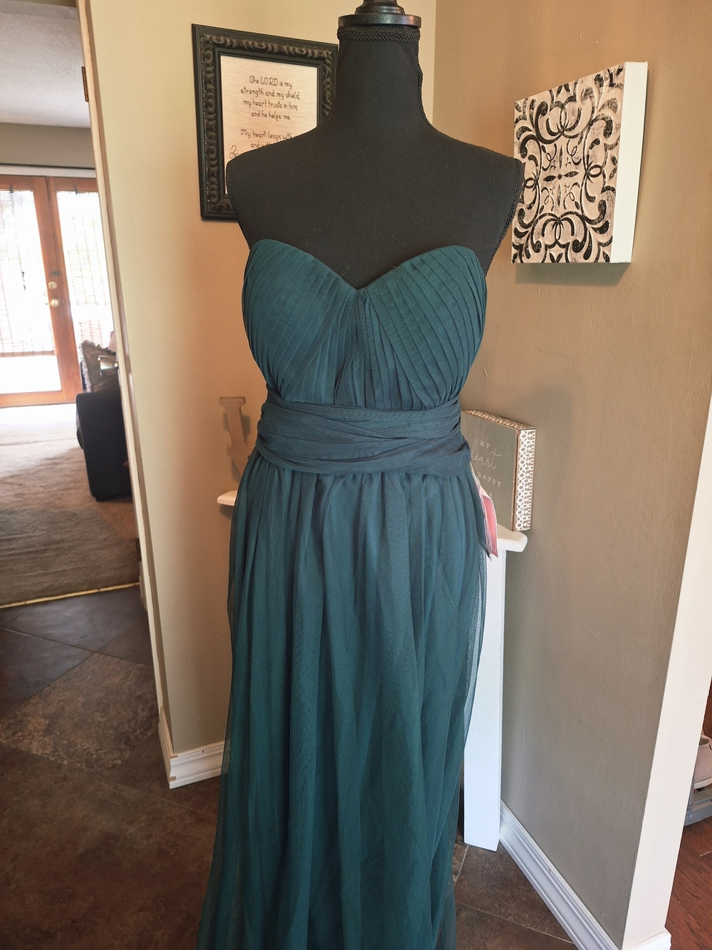 NWT Birdy Grey Emerald Convertible Christina Formal Dress Sz L - Picture 7 of 16